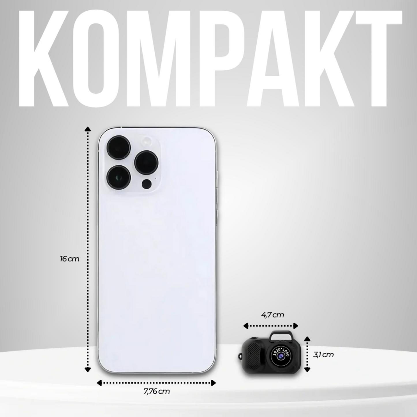 kompakt liten og lett 